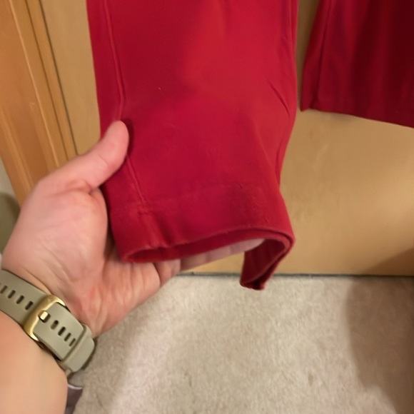 Women's Eddie Bauer Red Sleep Bottoms - Picture 5 of 6